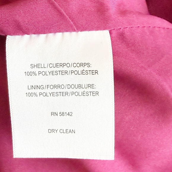 Gal Meets Glam Boysenberry Long Sleeve V Neck Jumpsuit Size 6 - Picture 8 of 8